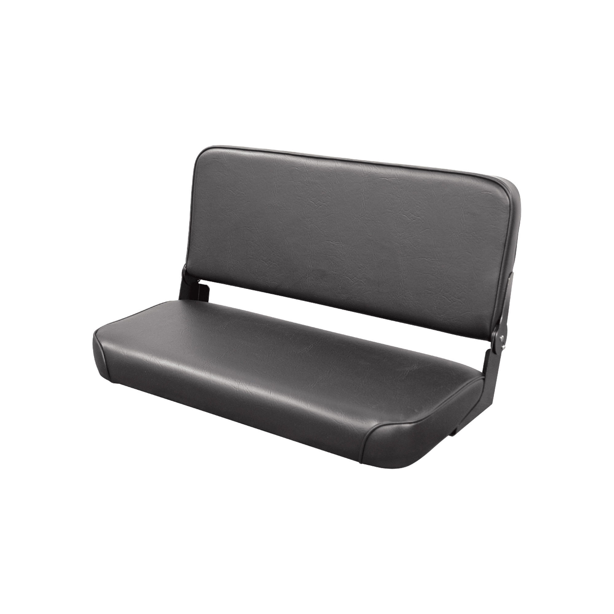 Wise Bench Seat with Folding Back, Black, Model# WM1663